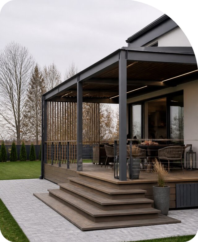 Открытая веранда под ключ в Горячем Ключе по цене от 36166 р. | РадиДОМА-Грч